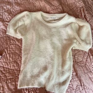 J.Crew x The Reeds Fuzzy Short Sleeve Sweater